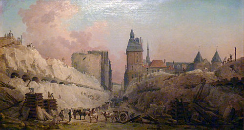 Demolition Works on the Pont-au-Change, 1788, 1788, Hubert Robert