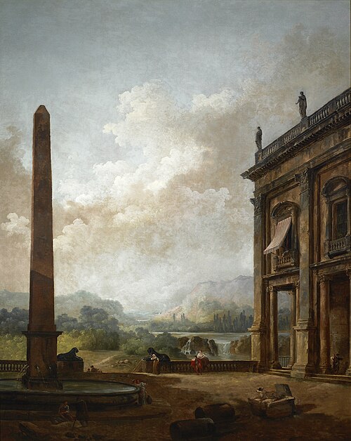 L'Obélisque, 1789, Hubert Robert