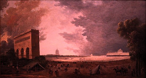 Fête de la Fédération, 1790, Hubert Robert