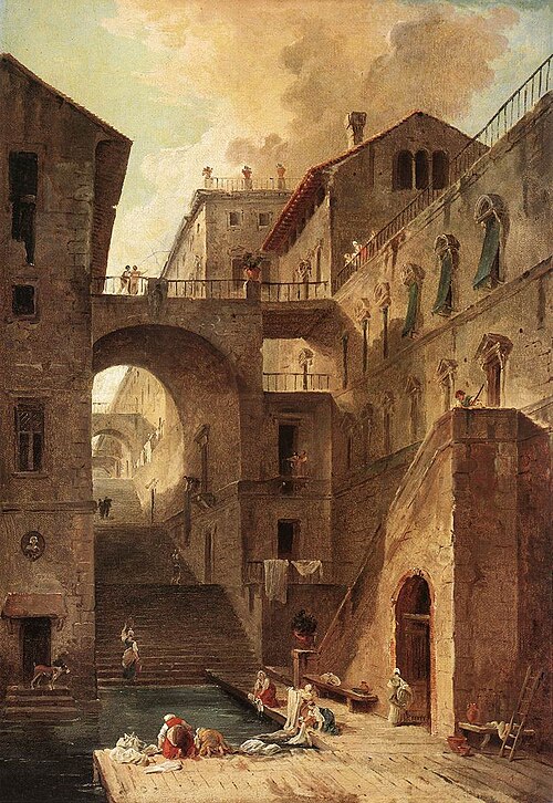 Washerwomen, 1796, Hubert Robert