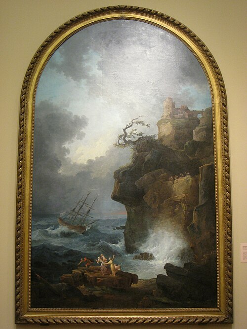 L'Épave, 1750, Hubert Robert