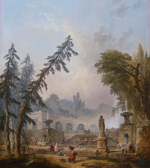 Paysage, 1750, Hubert Robert
