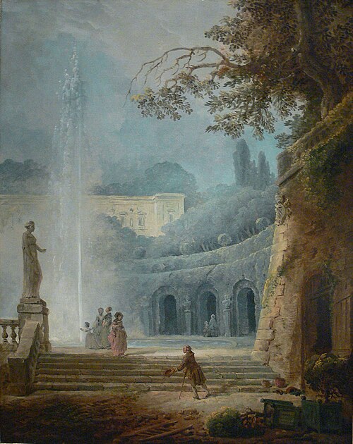 La Fontaine, 1775, Hubert Robert
