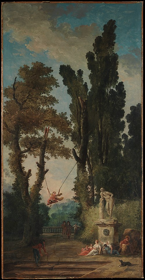 The Swing, 1750, Hubert Robert