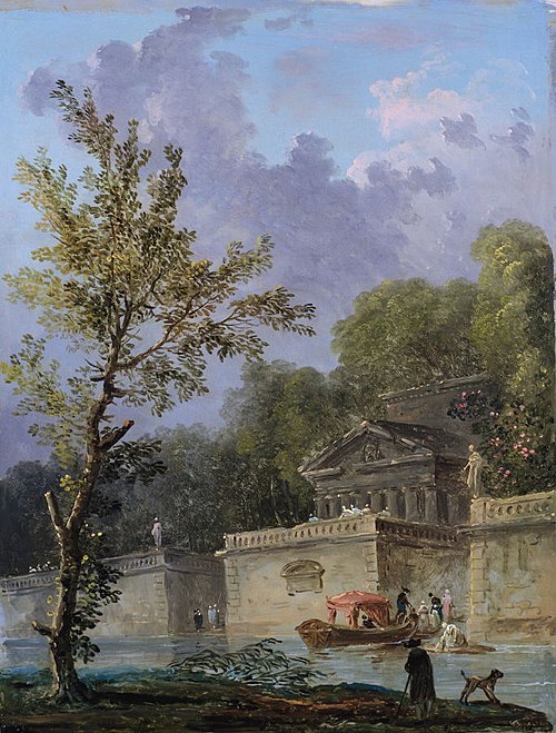 L'Embarcadère, 1750, Hubert Robert