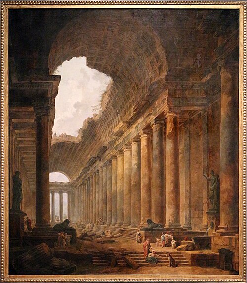 The Old Temple, 1788, Hubert Robert