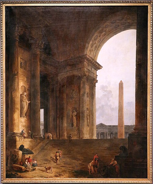 The Obelisk, 1787, Hubert Robert