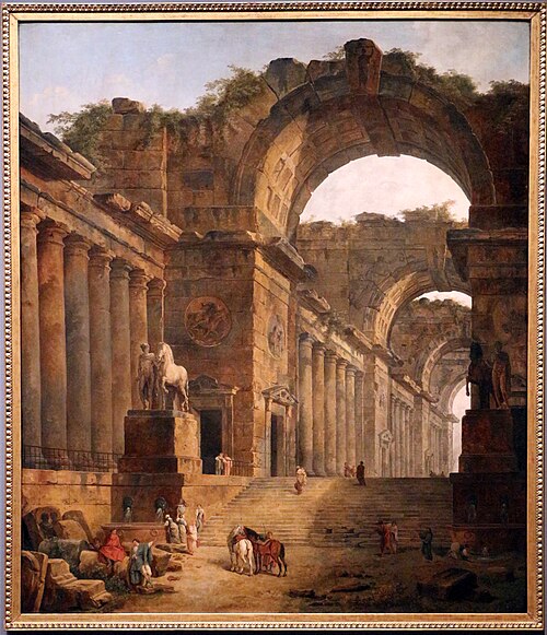 The Fountains, 1787, Hubert Robert
