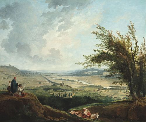 Un vaste paysage près de Paris, 1781, Hubert Robert
