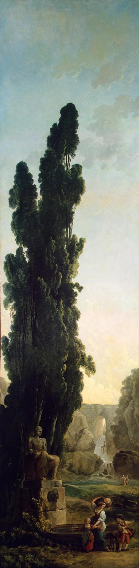 Cypresses, 1773, Hubert Robert