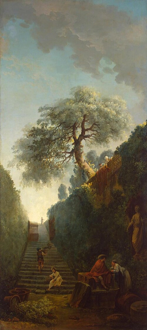 Green Wall, 1790, Hubert Robert