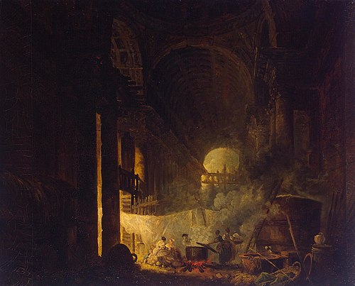 Laundresses in the Ruins, 1760, Hubert Robert