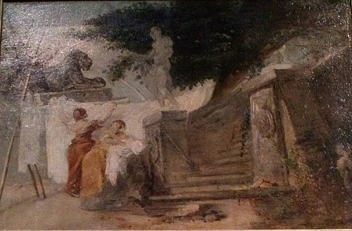 Les Lavandières, 1757, Hubert Robert