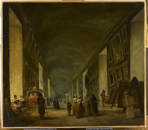 The Grande Galerie of the Louvre, between 1794 and 1796, 1795, Hubert Robert