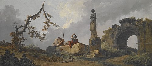 The Statue, , Hubert Robert