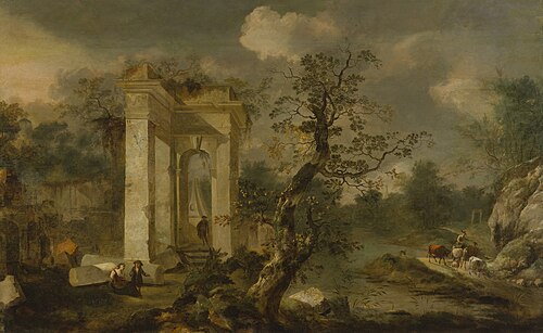 Roman Landscape, 1775, Hubert Robert