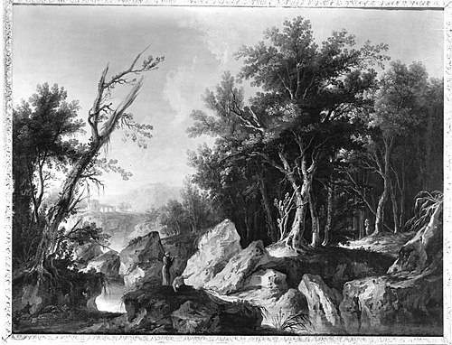 Felsenlandschaft (Art des), 1770, Hubert Robert