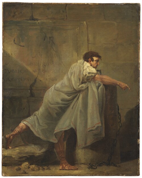 Orator in Prison, 1764, Hubert Robert