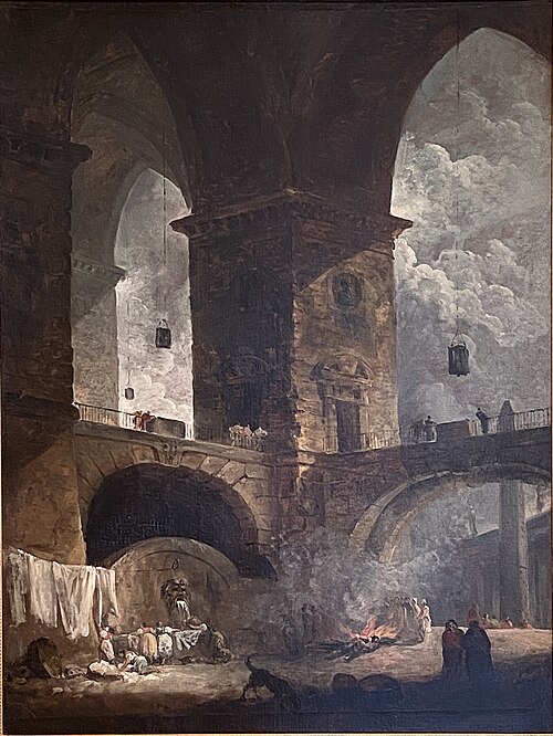 Fantaisie architecturale, 1760, Hubert Robert