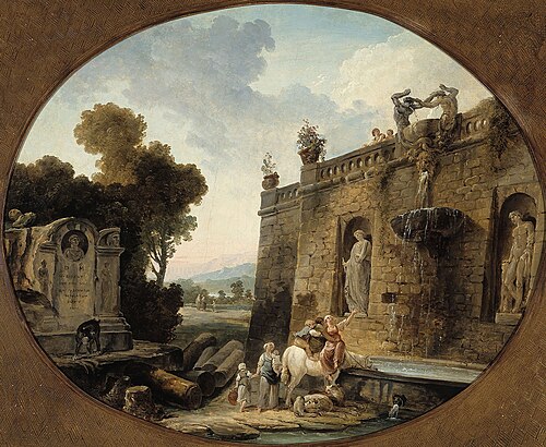 L'Abreuvoir, 1804, Hubert Robert