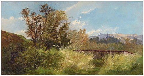 Impresión de la luz de Madrid, 1881, Juan Espina y Capo