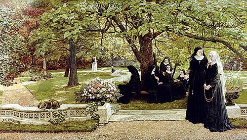 Le Jardin du couvent, 1878, Francis S. Walker