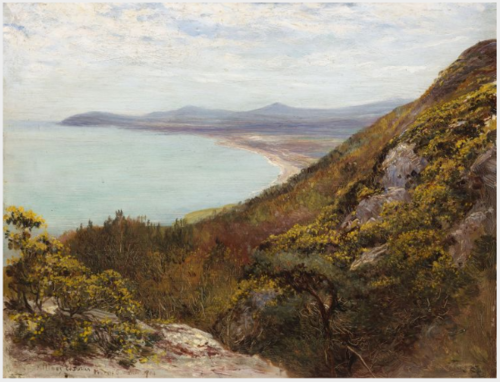 Killiney Bay, Looking towards Bray, 1904, Francis S. Walker