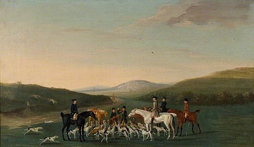 Hunting Scene (panel 1 of 4), , Francis Sartorius