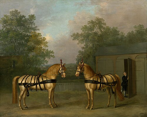Two Coach Horses, , Francis Sartorius