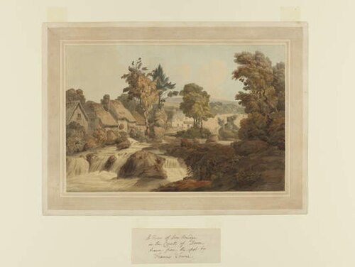 Ivy Bridge, Devon, 1784, Francis Towne