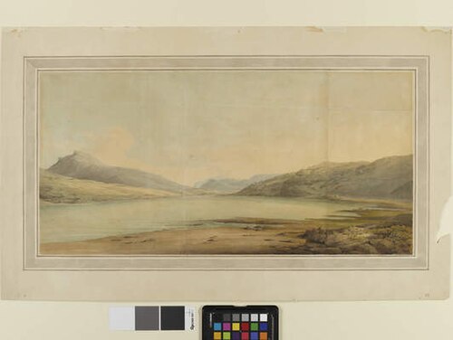 Bala Lake or Llyn Tegid, North Wales, 1777, Francis Towne