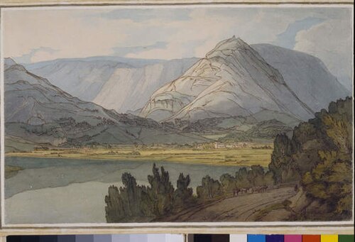 Grasmere From The Rydal Road, 1786, Francis Towne
