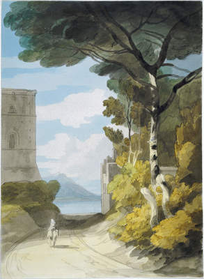 View Near Naples, 1781, Francis Towne