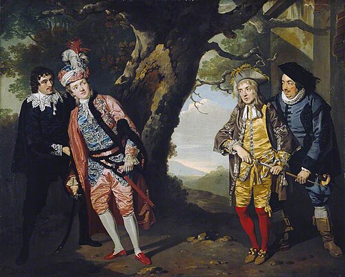 A Scene in 'Twelfth Night', Act III, 1771, Francis Wheatley