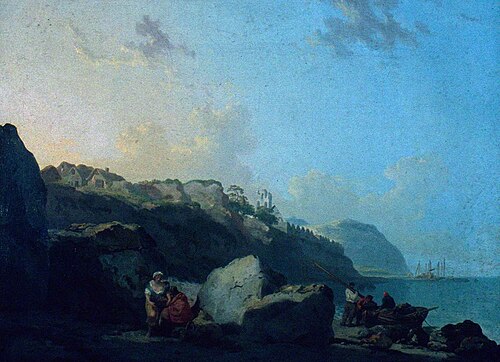 Seashore at Howth, Ireland, 1782, Francis Wheatley
