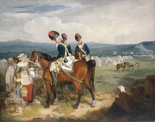 The Encampment at Brighton, 1788, Francis Wheatley
