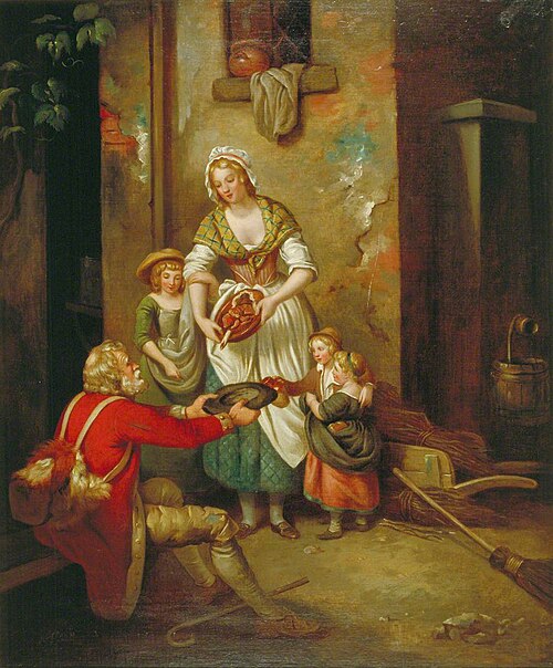 The Benevolent Cottager, , Francis Wheatley