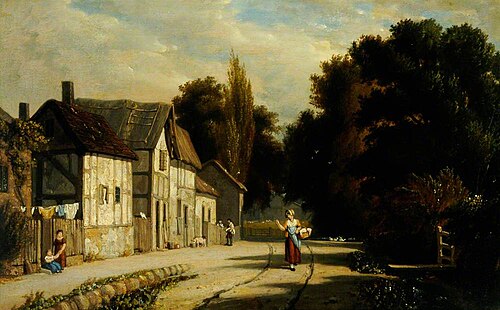 The Village Street, , Francis Wheatley