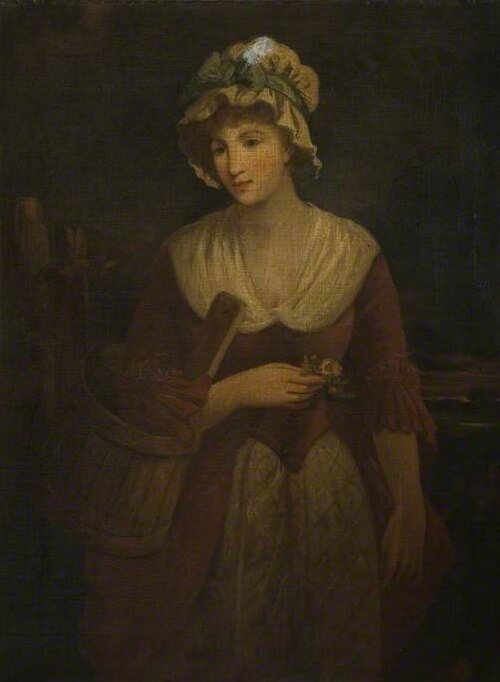 Portrait of a Milkmaid, , Francis Wheatley