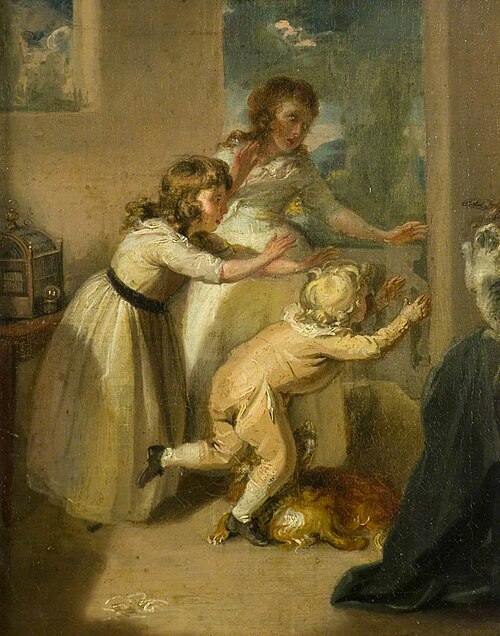 Death of a Bird, 1800, Francis Wheatley
