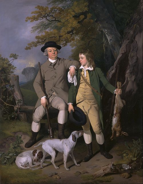 A Sportsman with His Son, 1779, Francis Wheatley