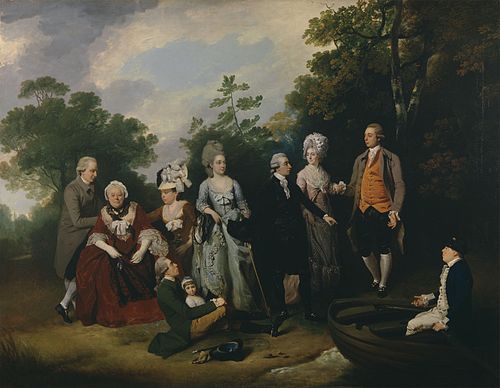 The Oliver and Ward Familie, 1778, Francis Wheatley