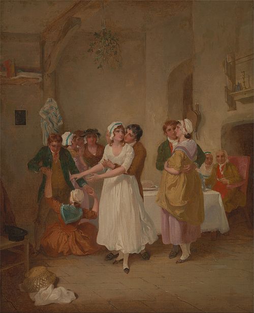 The Mistletoe Bough, 1790, Francis Wheatley