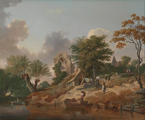 View on the Medway, 1776, Francis Wheatley