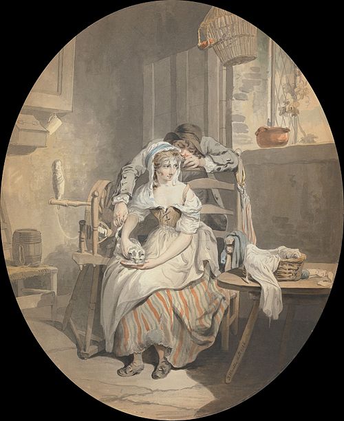 The Rustic Lover, 1786, Francis Wheatley