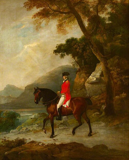 An Officer on Horseback, 1784, Francis Wheatley