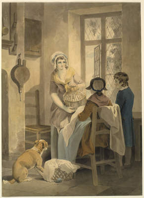 Preparing for Market, 1795, Francis Wheatley