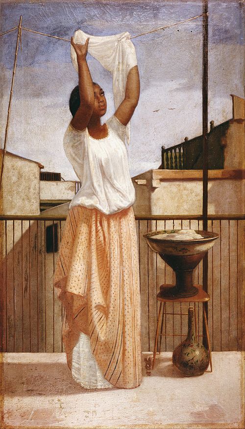 The Laundress, 1858, Francisco Laso