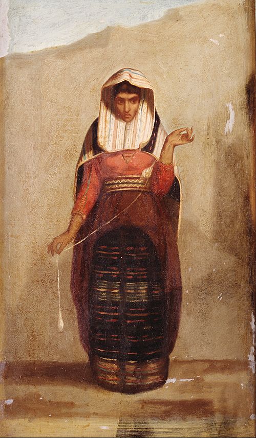 The Spinner, 1849, Francisco Laso