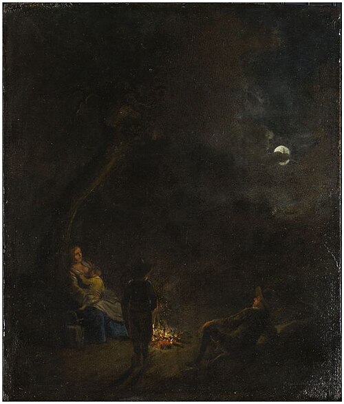 Maanlicht, 1651, Franciscus Carree